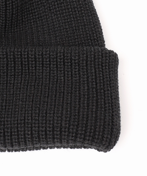 EDIFICE（エディフィス）の「KIJIMA TAKAYUKI (キジマ タカユキ) 別注  LONG BEANIE（ニットキャップ/ビーニー・メンズ・ダークグリーン/ブラック/ベージュ/オレンジ・FREE）」の12枚目の写真