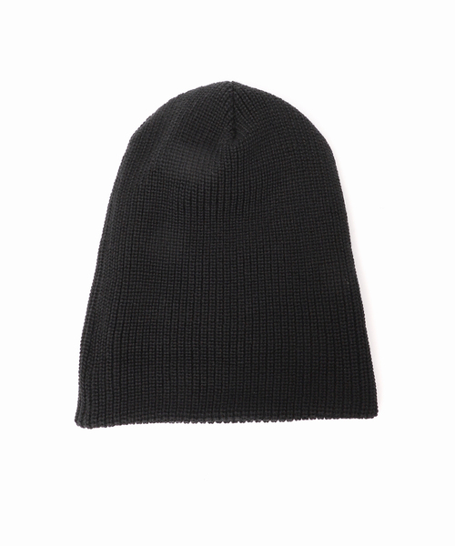 EDIFICE（エディフィス）の「KIJIMA TAKAYUKI (キジマ タカユキ) 別注  LONG BEANIE（ニットキャップ/ビーニー・メンズ・ダークグリーン/ブラック/ベージュ/オレンジ・FREE）」の14枚目の写真