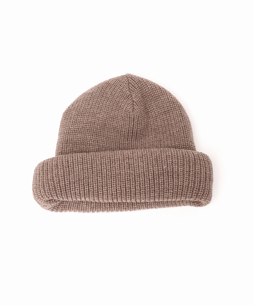 EDIFICE（エディフィス）の「KIJIMA TAKAYUKI (キジマ タカユキ) 別注  LONG BEANIE（ニットキャップ/ビーニー・メンズ・ダークグリーン/ブラック/ベージュ/オレンジ・FREE）」の16枚目の写真