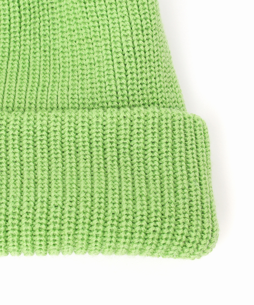 EDIFICE（エディフィス）の「KIJIMA TAKAYUKI (キジマ タカユキ) 別注  LONG BEANIE（ニットキャップ/ビーニー・メンズ・ダークグリーン/ブラック/ベージュ/オレンジ・FREE）」の18枚目の写真