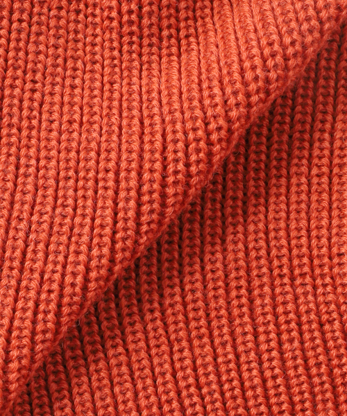 EDIFICE（エディフィス）の「KIJIMA TAKAYUKI (キジマ タカユキ) 別注  LONG BEANIE（ニットキャップ/ビーニー・メンズ・ダークグリーン/ブラック/ベージュ/オレンジ・FREE）」の19枚目の写真