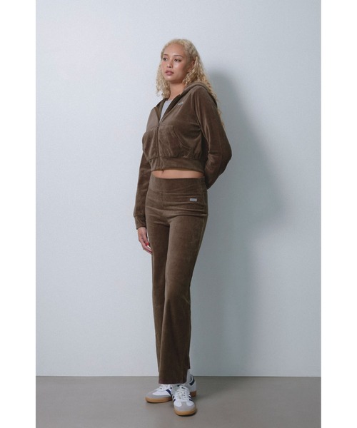 ALEXIA STAM（アリシアスタン）の「Wellness Velour Pants /ウェルネス ベロアパンツ（その他パンツ・レディース・グレー/ブラウン/レッド・S/M）」の9枚目の写真