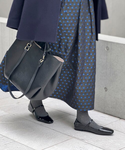 NOLLEY’S（ノーリーズ）の「メリージェーンフラットシューズ（パンプス・レディース・ブラック・22.5/23/23.5/24/24.5）」の2枚目の写真