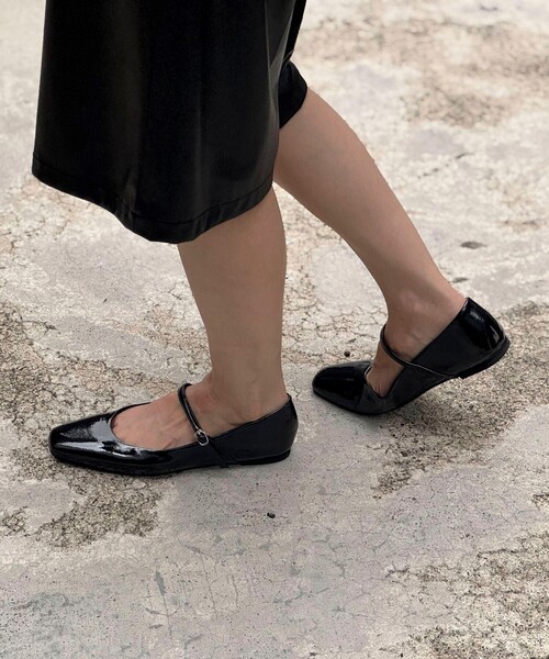 NOLLEY’S（ノーリーズ）の「メリージェーンフラットシューズ（パンプス・レディース・ブラック・22.5/23/23.5/24/24.5）」の5枚目の写真