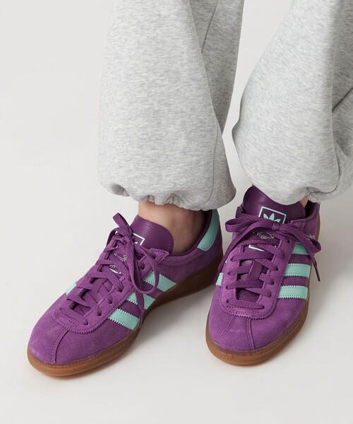 adidas Originals（アディダスオリジナルス）の「＜adidas Originals＞ミュンヘン/スニーカー（スニーカー・レディース・パープル/ダークブラウン・23.5cm/22.5cm/24cm/24.5cm/25cm/23cm）」の5枚目の写真