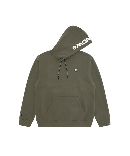 AAPE BY A BATHING APE（エーエイプバイアベイシングエイプ）の「AAPE NOW PULLOVER HOODIE（パーカー・メンズ・ブラック/カーキ・SMALL/LARGE/X-LARGE/XX-LARGE/MEDIUM/X-SMALL）」の2枚目の写真