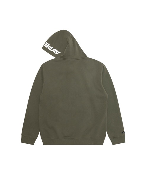 AAPE BY A BATHING APE（エーエイプバイアベイシングエイプ）の「AAPE NOW PULLOVER HOODIE（パーカー・メンズ・ブラック/カーキ・SMALL/LARGE/X-LARGE/XX-LARGE/MEDIUM/X-SMALL）」の6枚目の写真