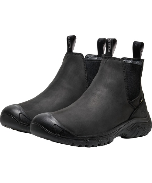 KEEN(キーン)の「ANCHORAGE BOOT IV WP / アンカレッジ ブーツ フォー ウォータープルーフ / メンズ 防水ウィンターブーツ(ブーツ・メンズ・ブラック・25cm/25.5cm/26cm/26.5cm/27cm/27.5cm/28cm/28.5cm/29cm/30cm)」の4枚目の写真