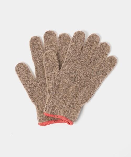 TEMBEA（テンベア）の「＜TEMBEA＞GUNTE グローブ（手袋・レディース・ベージュ/ダークグレー/ライトグレー/グレー系・M）」の4枚目の写真