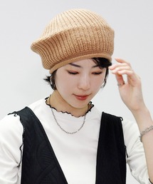 Fizz（フィズ）の「ゆるニットベレー帽（ハンチング/ベレー帽）」