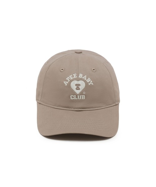 A BATHING APE(アベイシングエイプ)の「EMBROIDERY LOGO BASEBALL CAP #1(キャップ・レディース・バーガンディー/ベージュ/ブラック/アイボリー・FREE)」の7枚目の写真