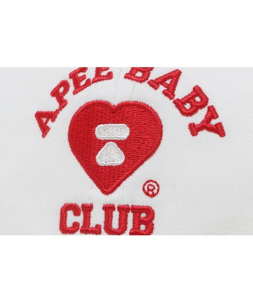 A BATHING APE(アベイシングエイプ)の「EMBROIDERY LOGO BASEBALL CAP #1(キャップ・レディース・バーガンディー/ベージュ/ブラック/アイボリー・FREE)」の13枚目の写真