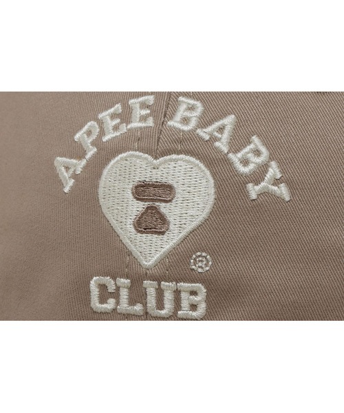 A BATHING APE(アベイシングエイプ)の「EMBROIDERY LOGO BASEBALL CAP #1(キャップ・レディース・バーガンディー/ベージュ/ブラック/アイボリー・FREE)」の15枚目の写真