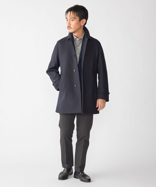 SHIPS（シップス）の「SHIPS: SUPER 140's メルトン カーコート