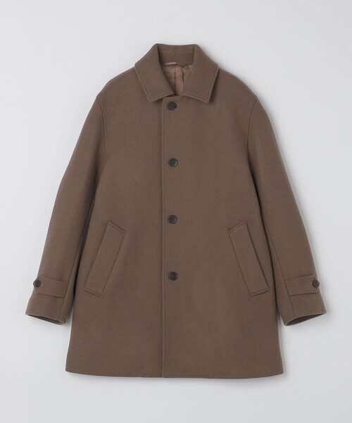 SHIPS: SUPER 140's メルトン カーコート（ステンカラーコート