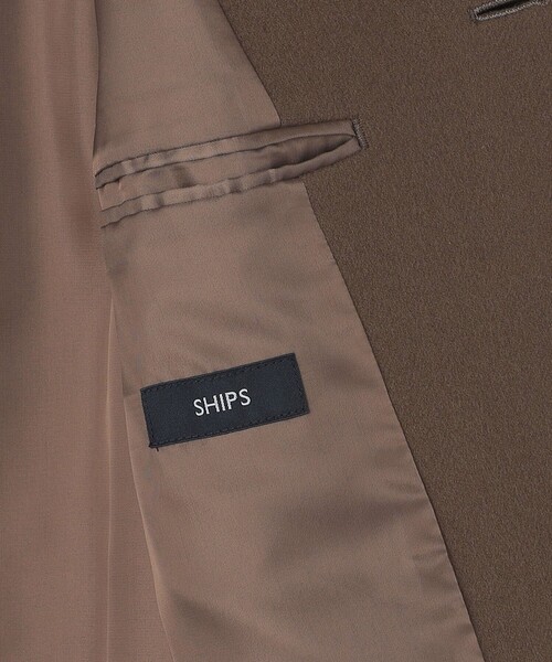 SHIPS: SUPER 140's メルトン カーコート（ステンカラーコート