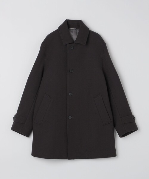 SHIPS: SUPER 140's メルトン カーコート（ステンカラーコート