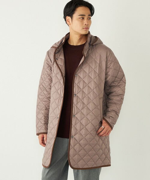 SHIPS Colors(シップス カラーズ)の「SHIPS Colors:〈撥水・手洗い可能〉sorona(R) 中綿 キルティング フードコート(その他アウター・メンズ・ブラック/カーキ/ダークグレー・MEDIUM/LARGE/X-LARGE)」の1枚目の写真