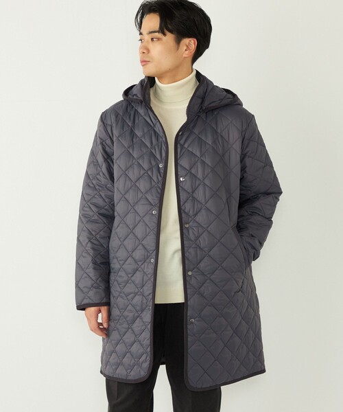 SHIPS Colors(シップス カラーズ)の「SHIPS Colors:〈撥水・手洗い可能〉sorona(R) 中綿 キルティング フードコート(その他アウター・メンズ・ブラック/カーキ/ダークグレー・MEDIUM/LARGE/X-LARGE)」の3枚目の写真