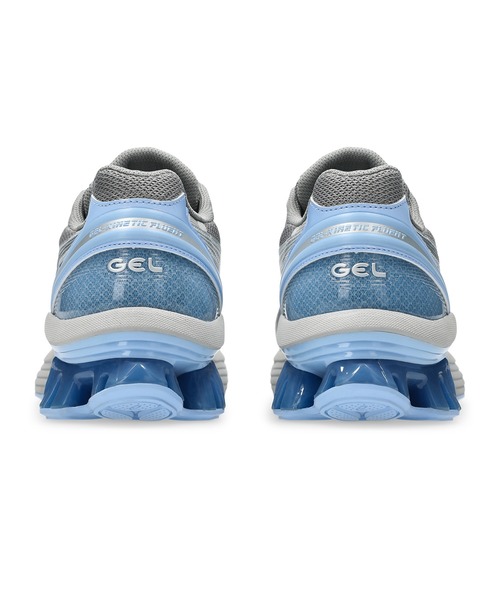 ASICS(アシックス)の「GEL-KINETIC FLUENT / ゲルキネティック フルーエント(スニーカー・メンズ・グレー×サックスブルー・24.5/23/29/28/24/25.5/26.5/23.5/27/25/26/28.5/27.5)」の4枚目の写真