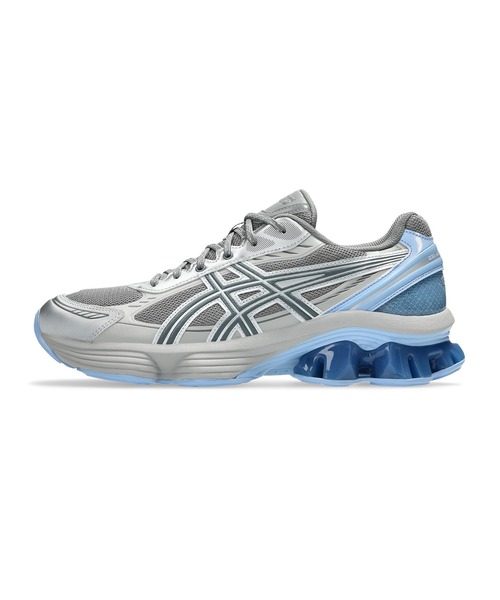 ASICS(アシックス)の「GEL-KINETIC FLUENT / ゲルキネティック フルーエント(スニーカー・メンズ・グレー×サックスブルー・24.5/23/29/28/24/25.5/26.5/23.5/27/25/26/28.5/27.5)」の2枚目の写真