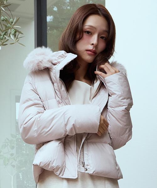 AND COUTURE アンドクチュール　FOX ファー付きショートダウン アンドクチュール AND COUTURE FOXファー付きショートダウン