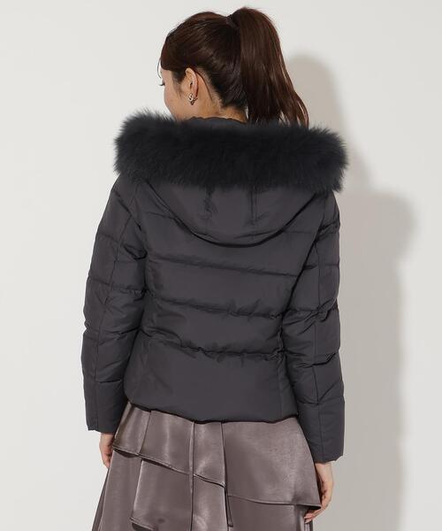 FOXファー付きプレミアムショートダウン（ダウンジャケット/コート