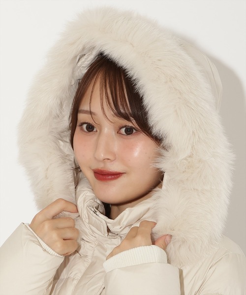 FOXファー付きプレミアムショートダウン（ダウンジャケット/コート