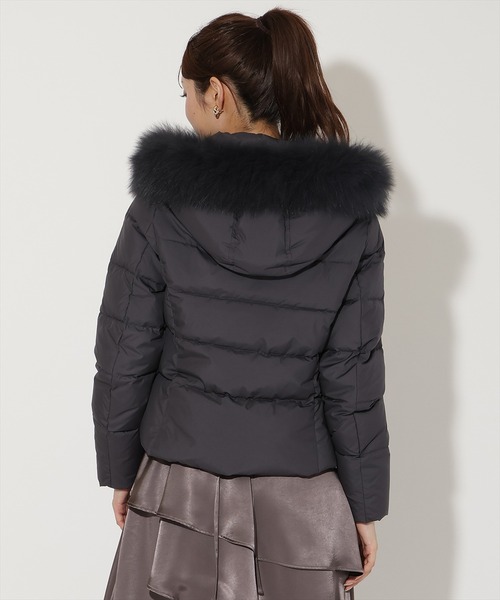 FOXファー付きプレミアムショートダウン（ダウンジャケット/コート