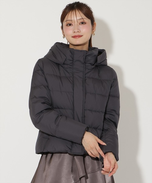 AND COUTURE(アンドクチュール)の「FOXファー付きプレミアムショートダウン(ダウンジャケット/コート・レディース・ベージュ/ピンク/チャコールグレー・FREE)」の7枚目の写真