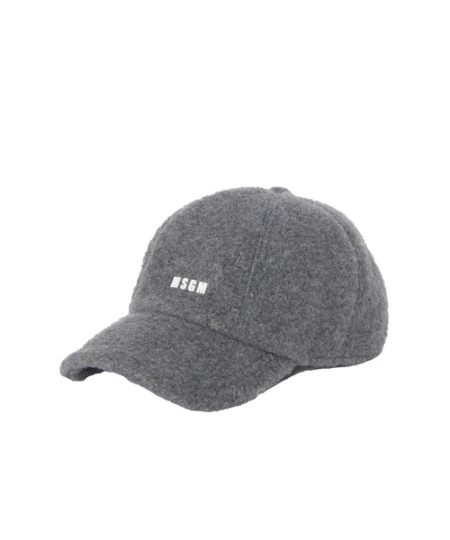 MSGM（エムエスジーエム）の「【NEW】テディフリース ベースボールキャップ（キャップ・レディース・ブラック/ライトイエロー/グレー・FREE）」の3枚目の写真