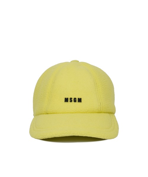 MSGM（エムエスジーエム）の「【NEW】テディフリース ベースボールキャップ（キャップ・レディース・ブラック/ライトイエロー/グレー・FREE）」の4枚目の写真