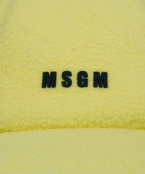 MSGM（エムエスジーエム）の「【NEW】テディフリース ベースボールキャップ（キャップ・レディース・ブラック/ライトイエロー/グレー・FREE）」の6枚目の写真