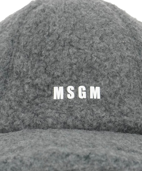 MSGM（エムエスジーエム）の「【NEW】テディフリース ベースボールキャップ（キャップ・レディース・ブラック/ライトイエロー/グレー・FREE）」の9枚目の写真