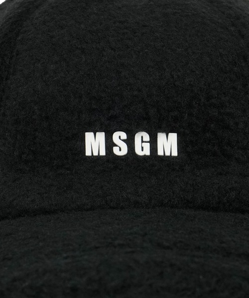 MSGM（エムエスジーエム）の「【NEW】テディフリース ベースボールキャップ（キャップ・レディース・ブラック/ライトイエロー/グレー・FREE）」の12枚目の写真