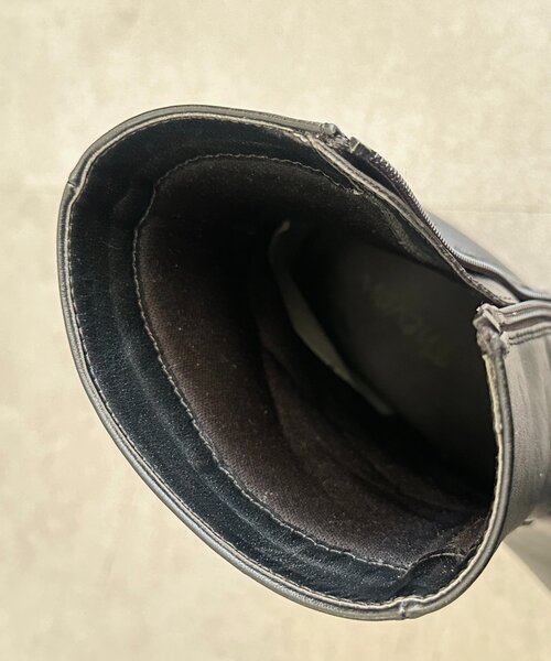 Thevon（ゼボン）の「ラウンドトゥヒールブーツ（ブーツ・レディース・ブラック・M/L）」の12枚目の写真