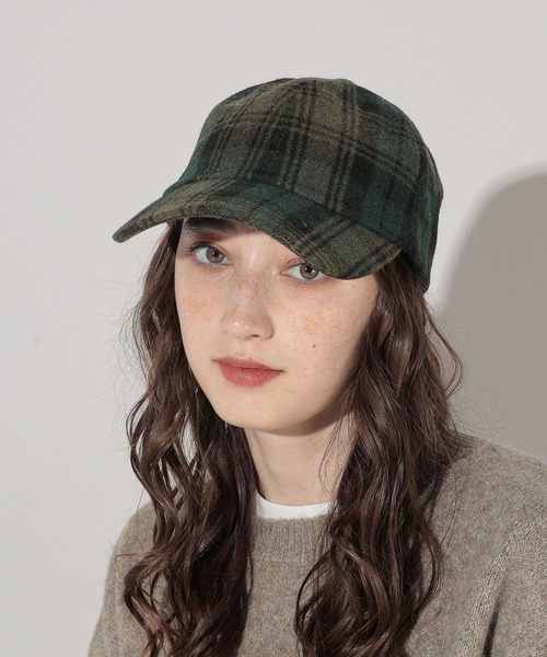 GEORGE'S（ジョージズ）の「チェックCAP（キャップ・レディース・ネイビー/グレー・FREE）」の3枚目の写真