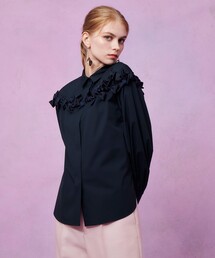 LOULOU WILLOUGHBY | 【LOULOU WILLOUGHBY】メニーリボンパフスリーブシャツ(シャツ/ブラウス)