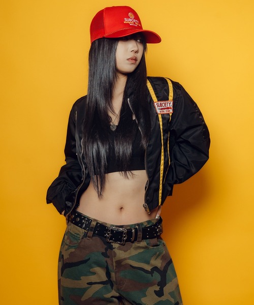 Subciety(サブサエティ)の「【WOMEN】Racing jkt(ナイロンジャケット・レディース・ブラック/オフホワイト・FREE)」の10枚目の写真
