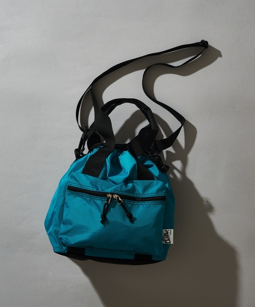 Drifter（ドリフター）の「【Drifter】HANDLE POCKET TOTE（トートバッグ・レディース・パープル/レオパード/サックスブルー/ブラック・FREE）」の2枚目の写真