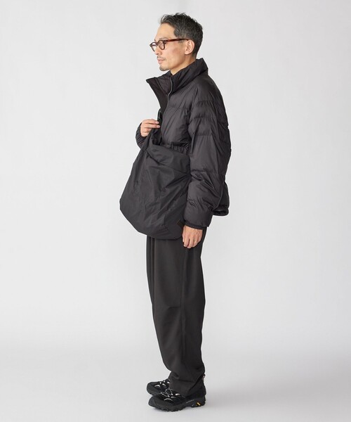 SHIPS(シップス)の「SHIPS: 〈手洗い可能〉ライトナイロン パデッド スタンド ブルゾン(ダウンジャケット/コート・メンズ・ブラック/カーキ/ネイビー・SMALL/MEDIUM/LARGE/X-LARGE)」の7枚目の写真