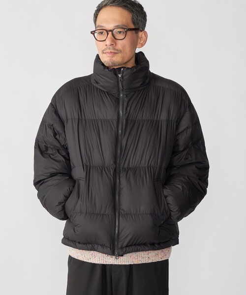 SHIPS(シップス)の「SHIPS: 〈手洗い可能〉ライトナイロン パデッド スタンド ブルゾン(ダウンジャケット/コート・メンズ・ブラック/カーキ/ネイビー・SMALL/MEDIUM/LARGE/X-LARGE)」の14枚目の写真