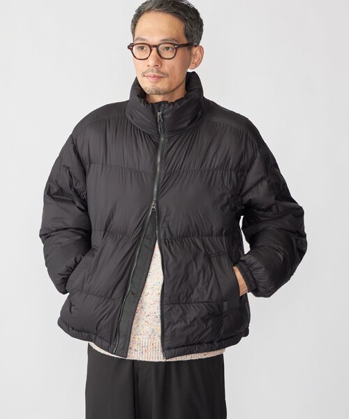 SHIPS(シップス)の「SHIPS: 〈手洗い可能〉ライトナイロン パデッド スタンド ブルゾン(ダウンジャケット/コート・メンズ・ブラック/カーキ/ネイビー・SMALL/MEDIUM/LARGE/X-LARGE)」の15枚目の写真