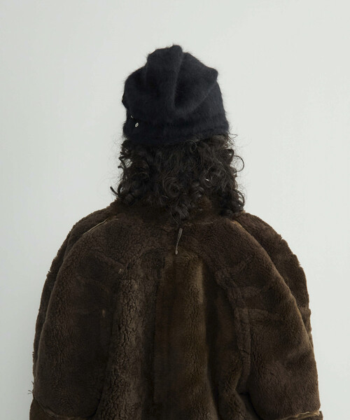 La Maison de Lyllis（メゾンドリリス）の「La Maison de Lyllis/ラ メゾン ド リリス LUZ / 2253044 / アンゴラビーニー（ニットキャップ/ビーニー・レディース・ブラック/ブラウン/チャコールグレー・ONE SIZE）」の21枚目の写真