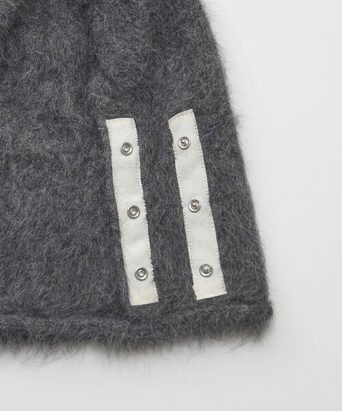 La Maison de Lyllis（メゾンドリリス）の「La Maison de Lyllis/ラ メゾン ド リリス LUZ / 2253044 / アンゴラビーニー（ニットキャップ/ビーニー・レディース・ブラック/ブラウン/チャコールグレー・ONE SIZE）」の5枚目の写真