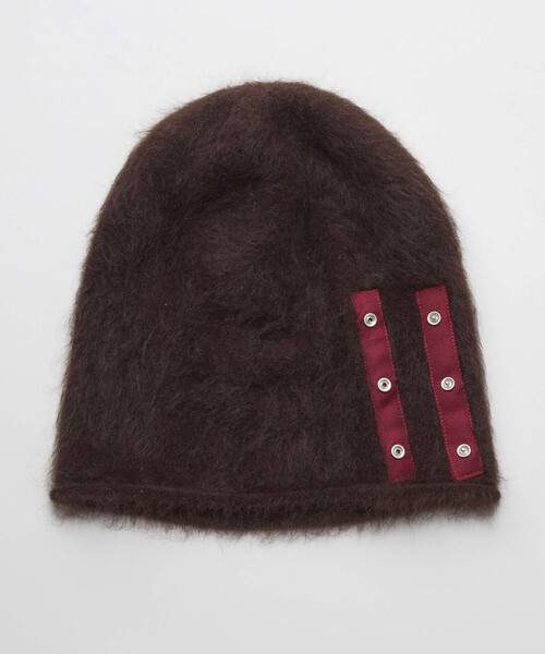 La Maison de Lyllis（メゾンドリリス）の「La Maison de Lyllis/ラ メゾン ド リリス LUZ / 2253044 / アンゴラビーニー（ニットキャップ/ビーニー・レディース・ブラック/ブラウン/チャコールグレー・ONE SIZE）」の8枚目の写真