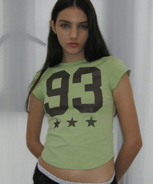 PARTIMENTO WOMEN(パルティメントウィメン)の「93 チャオプリンテッドショートスリーブTシャツ_ライトグリーン(Tシャツ/カットソー・レディース・ライトグリーン・SMALL/MEDIUM)」の6枚目の写真
