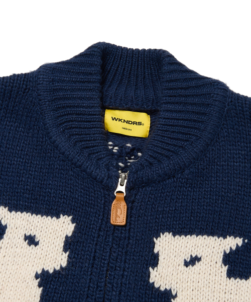 WKNDRS(ウィーキャンドース)の「SHEEP COWICHAN CARDIGAN (NAVY)(カーディガン/ボレロ・レディース・その他・LARGE/X-LARGE/MEDIUM)」の3枚目の写真