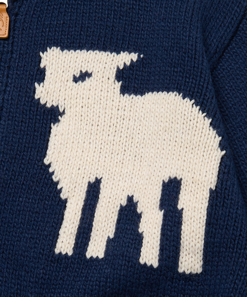 WKNDRS(ウィーキャンドース)の「SHEEP COWICHAN CARDIGAN (NAVY)(カーディガン/ボレロ・レディース・その他・LARGE/X-LARGE/MEDIUM)」の5枚目の写真