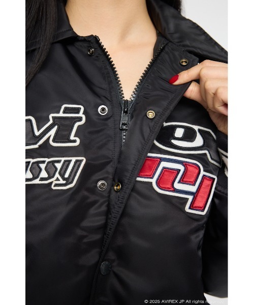 MOUSSY(マウジー)の「AVIREX VARSITY ジャケット(その他アウター・レディース・ブラック/レッド・FREE)」の12枚目の写真